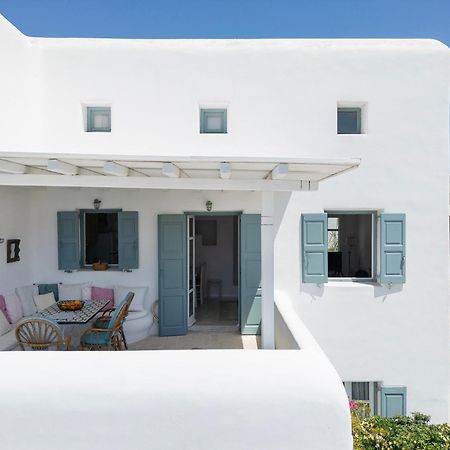 Mykonian Style W Shared Pool Houses & Nighttime Security Guard Ornos  Luaran gambar
