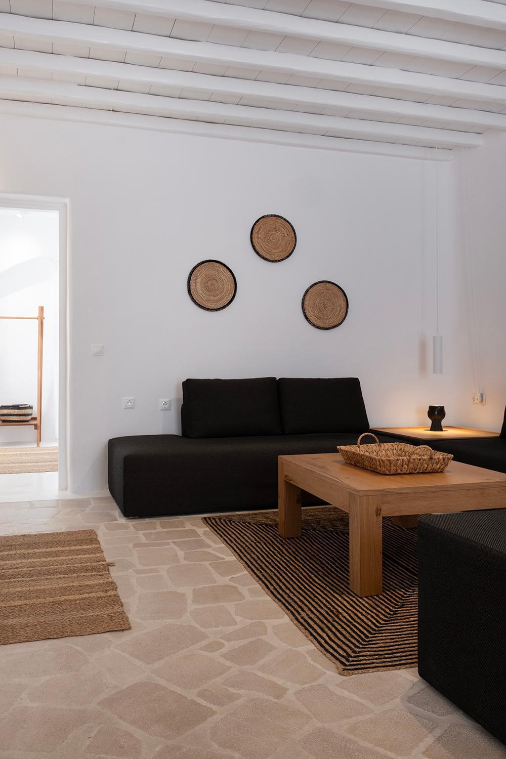 Mykonian Style W Shared Pool Houses & Nighttime Security Guard Ornos  Luaran gambar