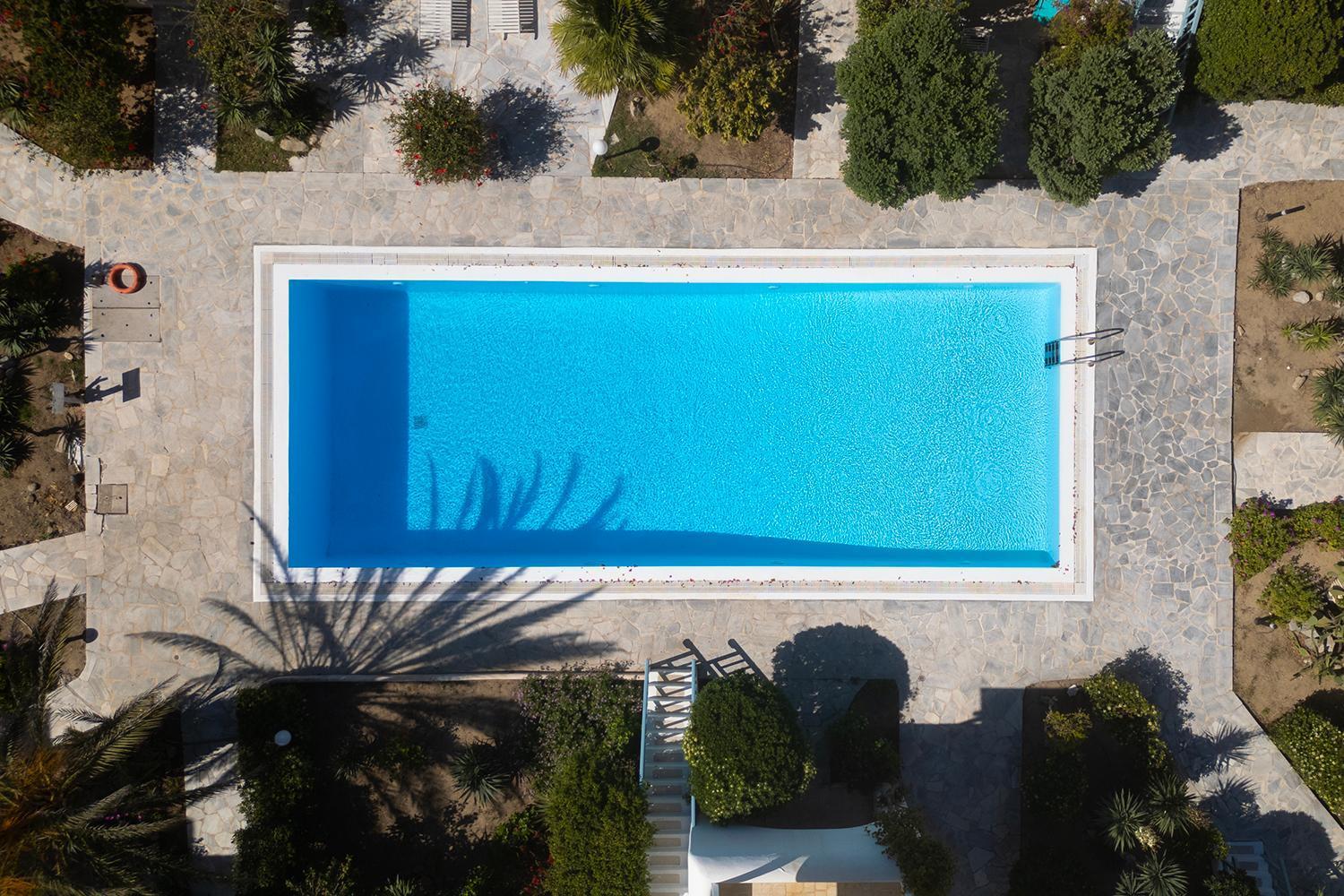 Mykonian Style W Shared Pool Houses & Nighttime Security Guard Ornos  Luaran gambar