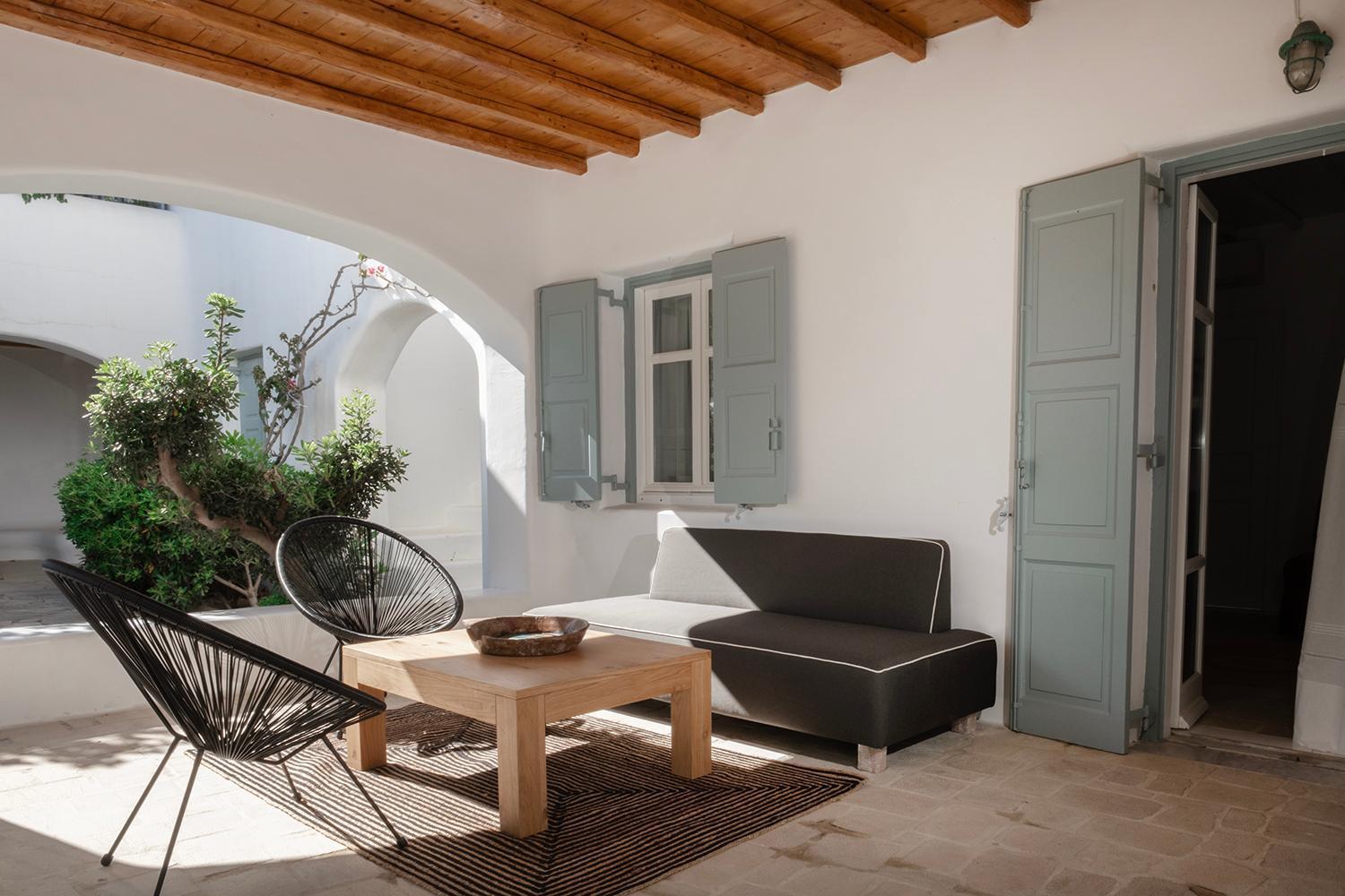 Mykonian Style W Shared Pool Houses & Nighttime Security Guard Ornos  Luaran gambar