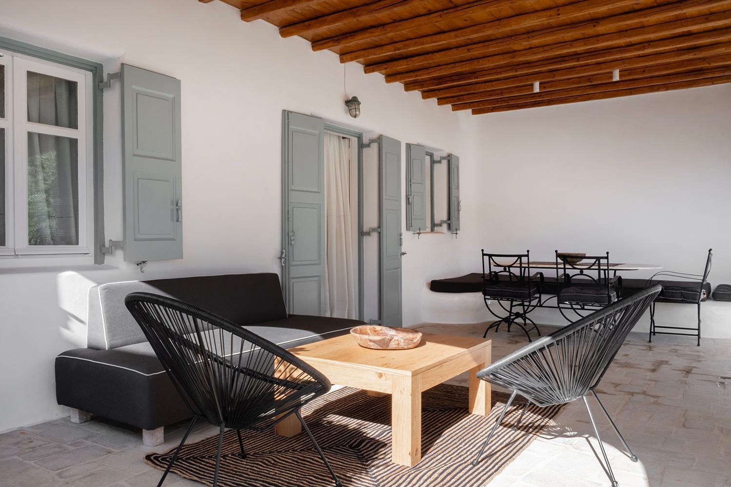 Mykonian Style W Shared Pool Houses & Nighttime Security Guard Ornos  Luaran gambar