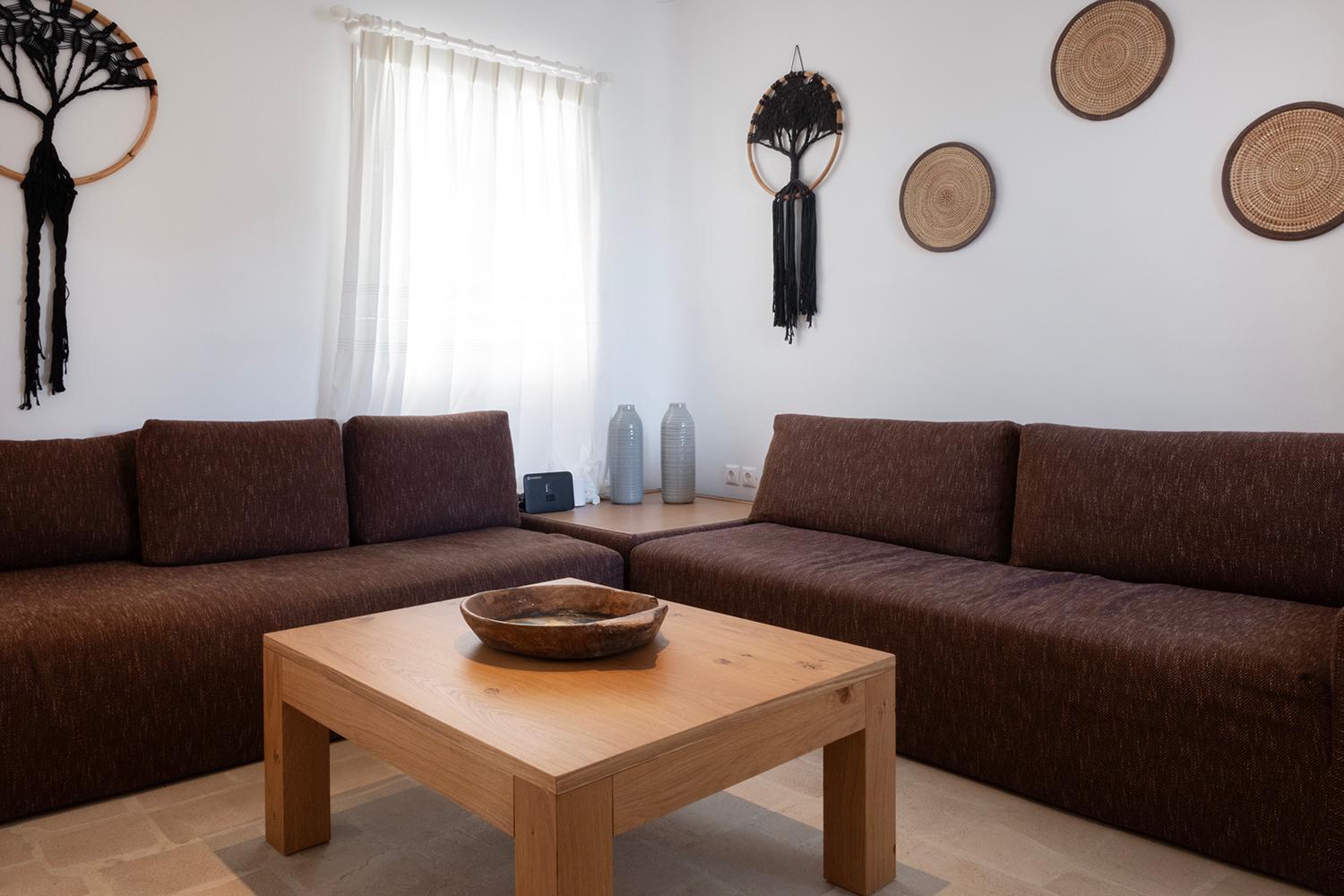 Mykonian Style W Shared Pool Houses & Nighttime Security Guard Ornos  Luaran gambar