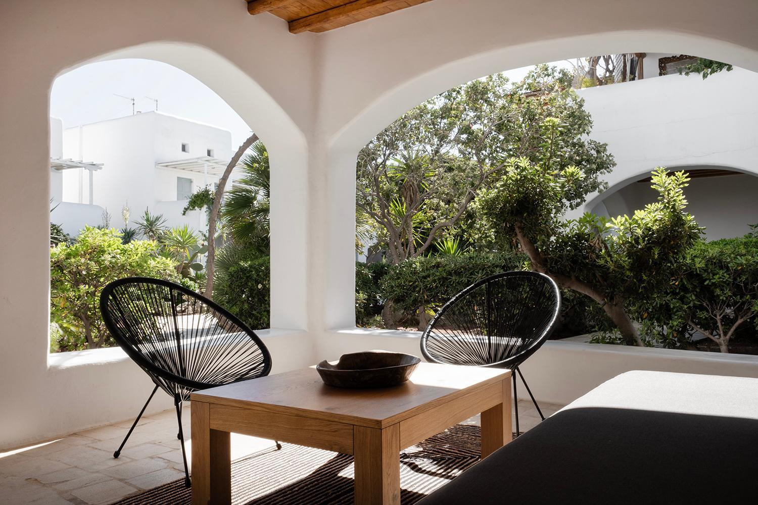 Mykonian Style W Shared Pool Houses & Nighttime Security Guard Ornos  Luaran gambar